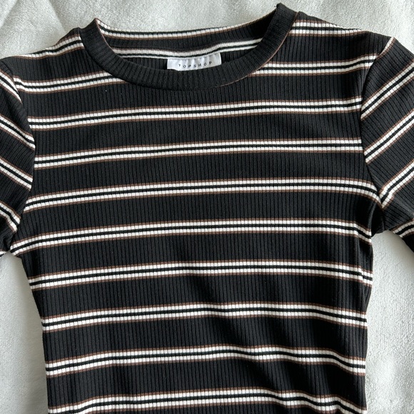 Topshop Striped Maxi Dress - Picture 3 of 6